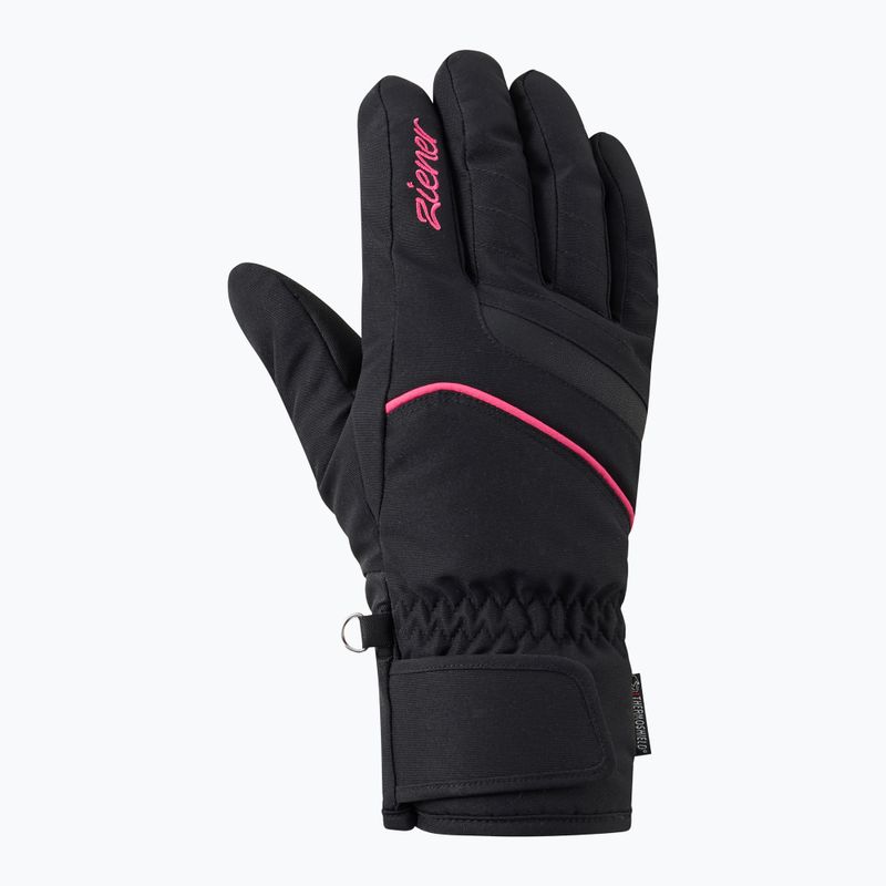 Női síkesztyűk Ziener Khania-Z PR Glove black/pink lily 2