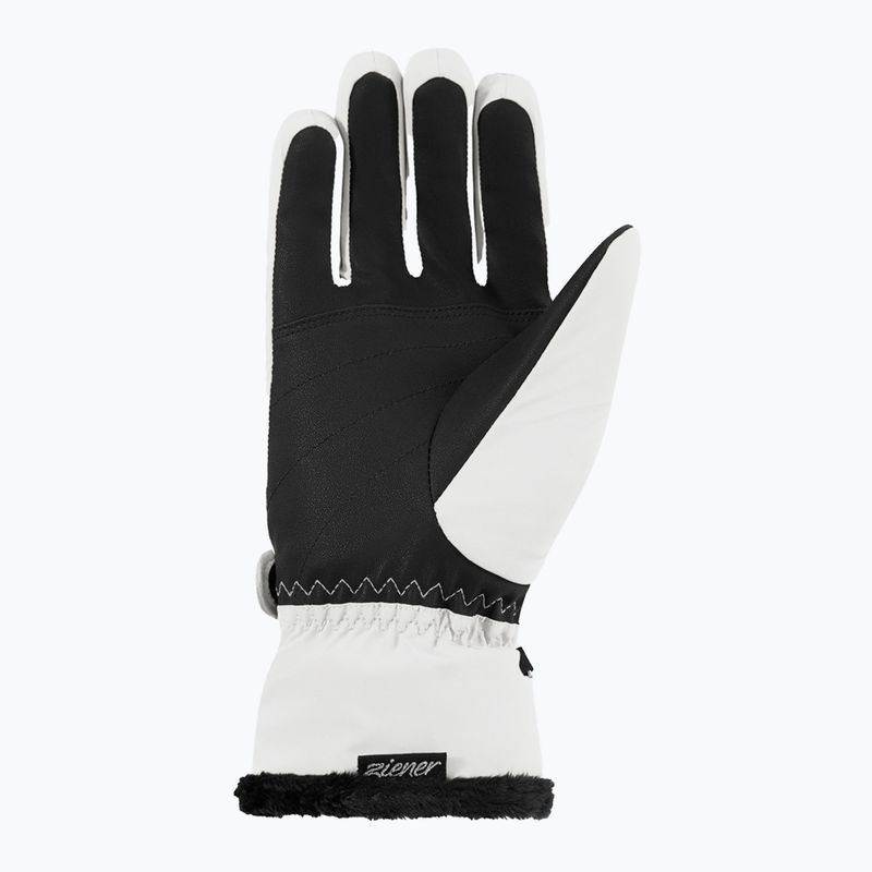 Női síkesztyűk ZIENER Keaka-Z Aquashield PR white 3