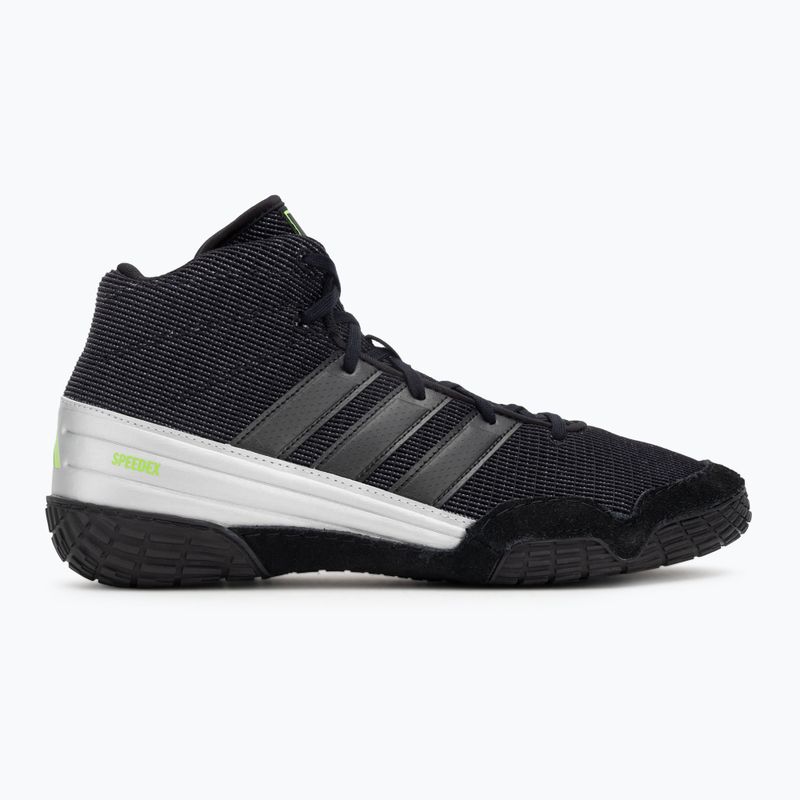 Bokszcipő adidas Speedex Core Black/Lucid Lemon 2