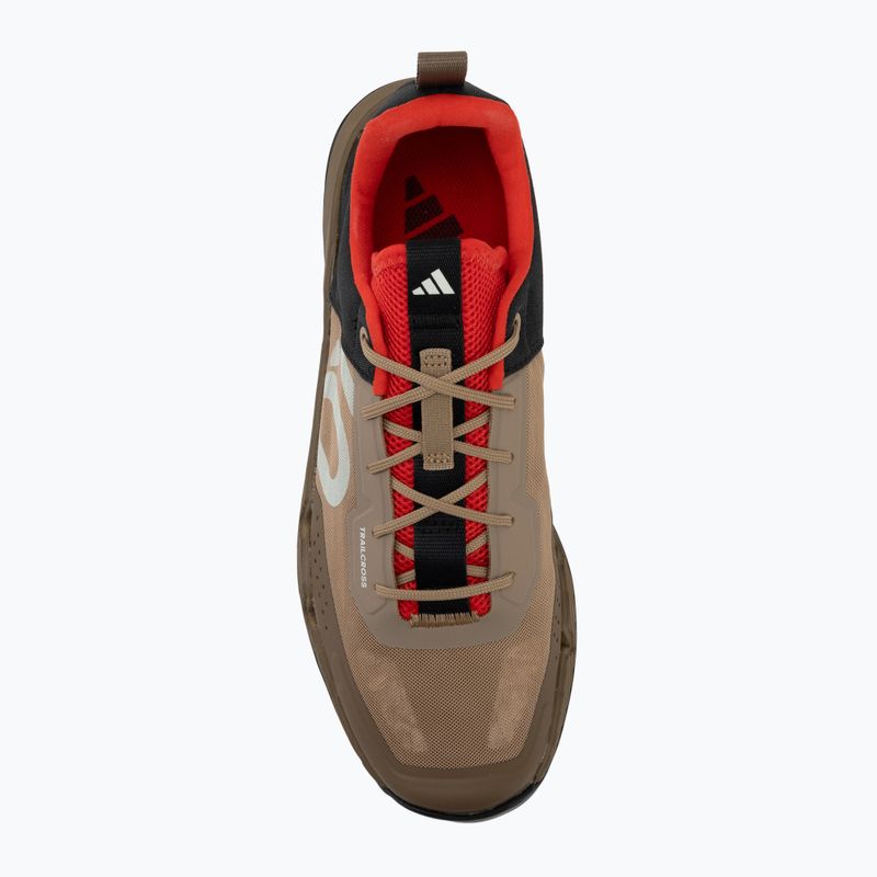 Férfi platform kerékpáros cipő adidas FIVE TEN Trailcross LT cardboard/off white/core black 5