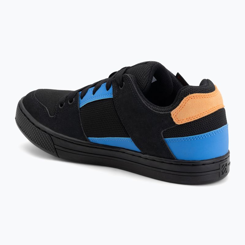 Férfi platform kerékpáros cipő adidas FIVE TEN Freerider core black/off white/ray blue 3