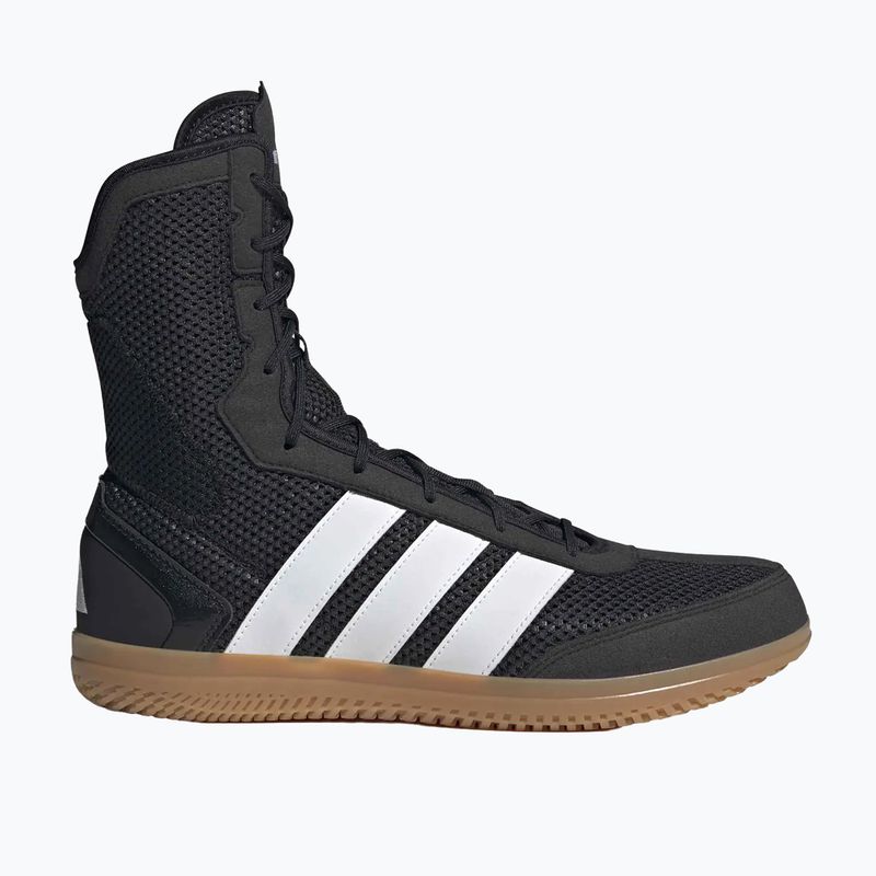 Férfi bokszcipő adidas Box Hog Wide black/white 2