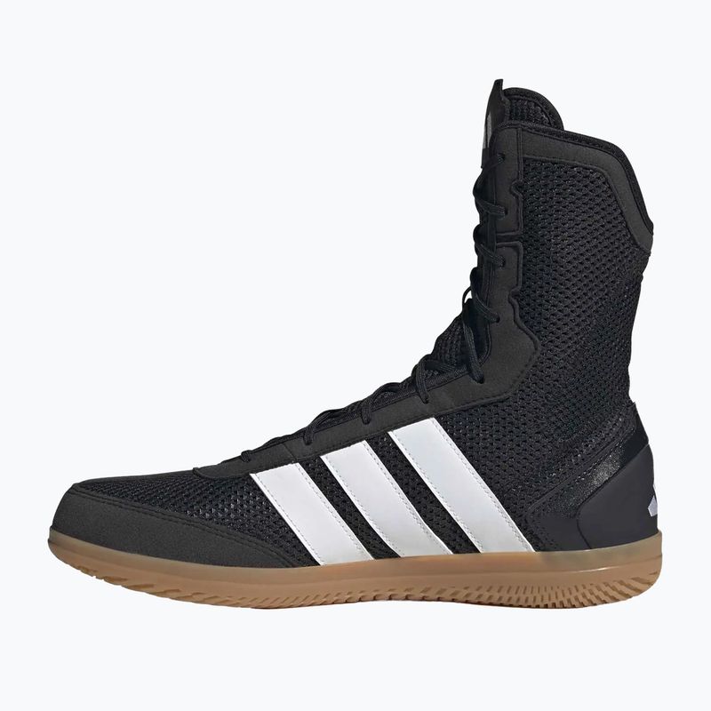 Férfi bokszcipő adidas Box Hog Wide black/white 3