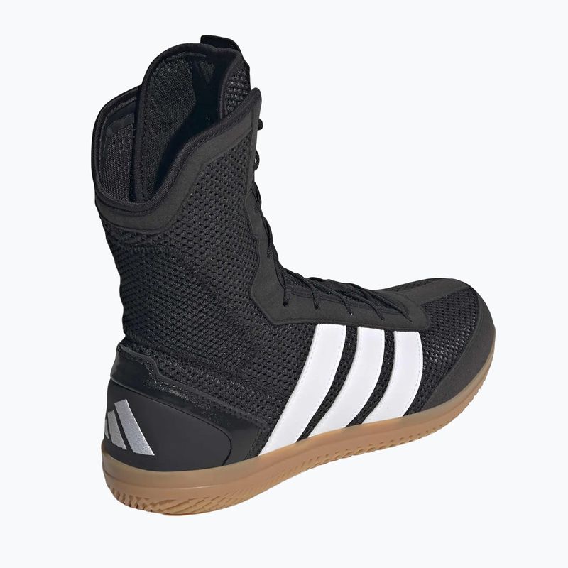 Férfi bokszcipő adidas Box Hog Wide black/white 4