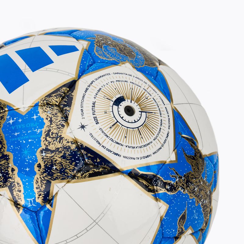 Focilabda adidas UCL Pro Sala white/blue méret 4 3