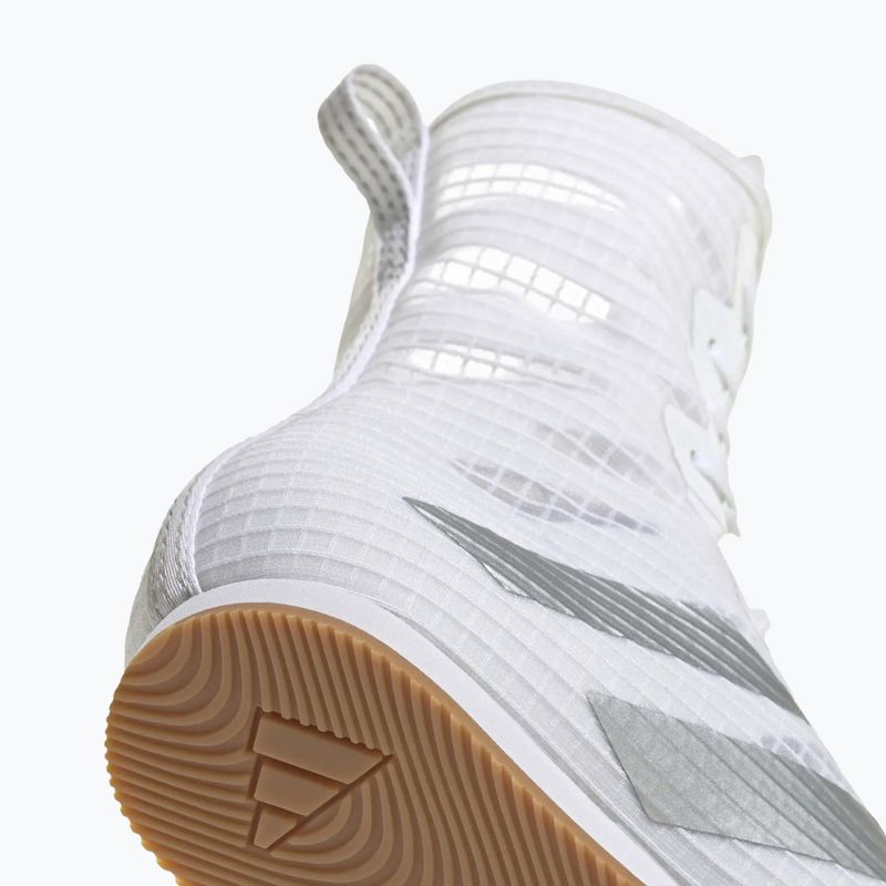 Boxcipő adidas Box Hog 4 white/silver 7