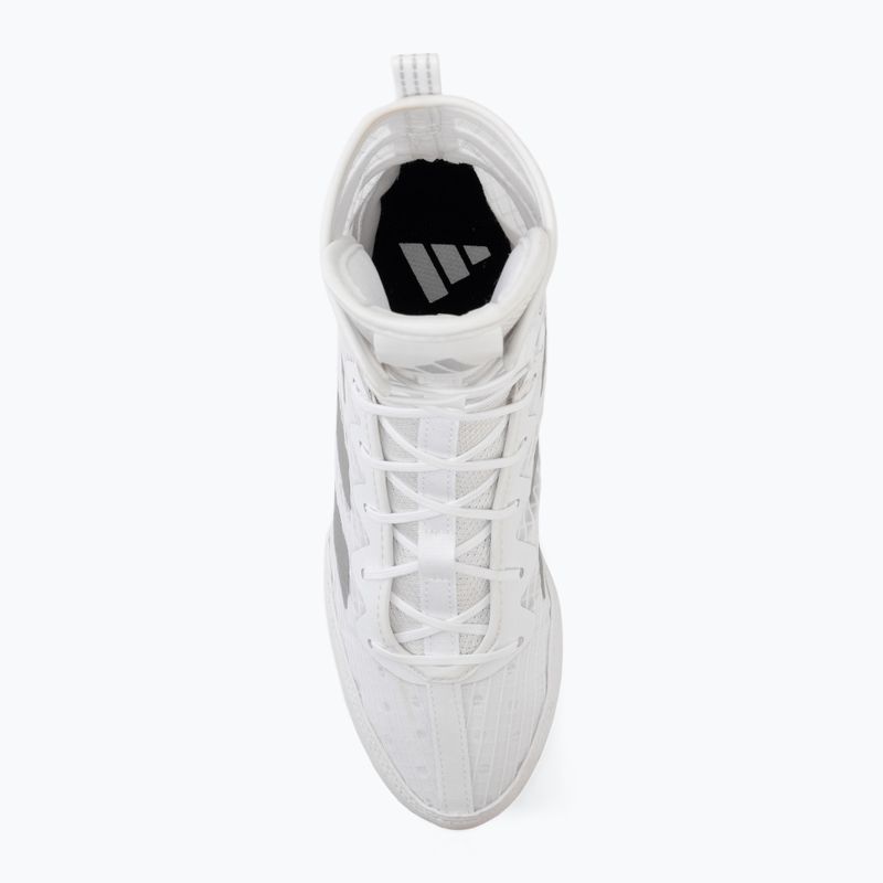 Boxcipő adidas Box Hog 4 white/silver 5