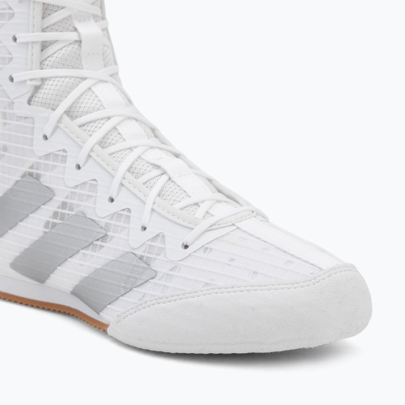 Boxcipő adidas Box Hog 4 white/silver 7