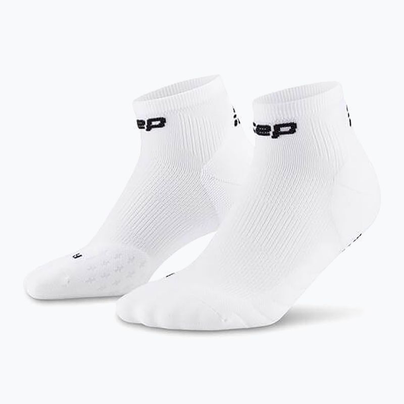 CEP Női kompressziós zokni Run Low Cut 5.0 fehér