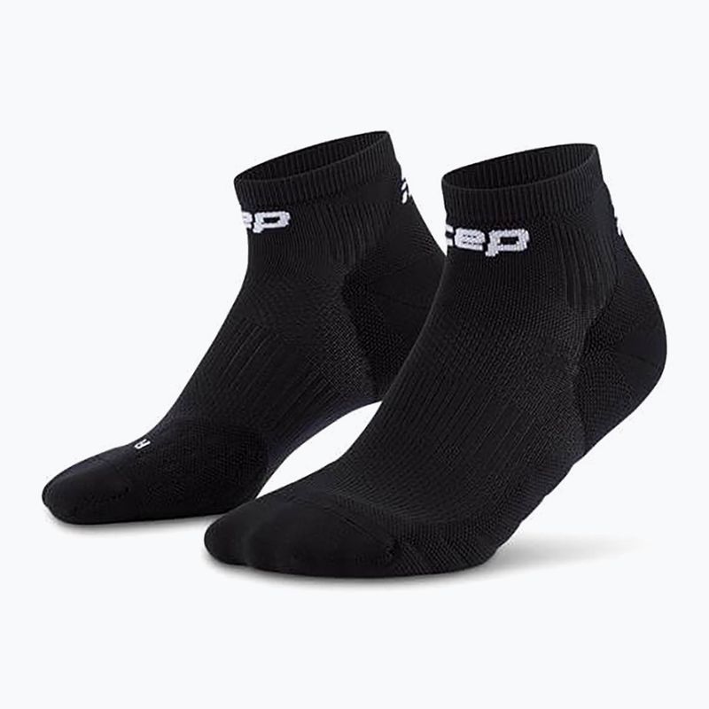 CEP Női kompressziós zokni Run Low Cut 5.0 fekete