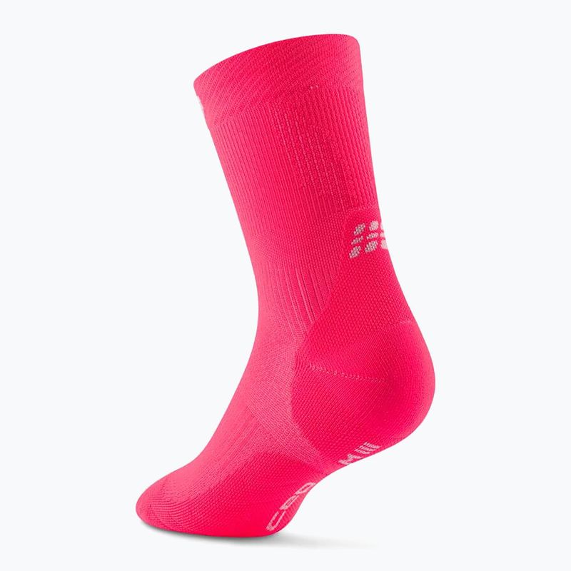 CEP női kompressziós zokni Run Mid Cut 5.0 rózsaszínű 3
