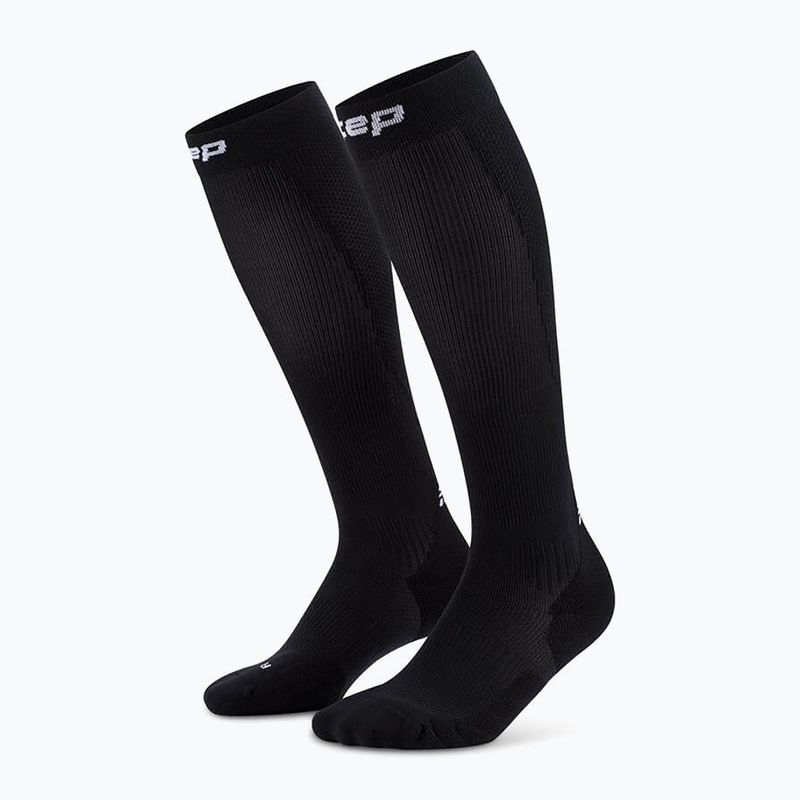 CEP Run Tall 5.0 férfi kompressziós zokni fekete