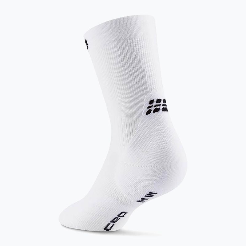 CEP férfi kompressziós zokni Run Mid Cut 5.0 fehér 3