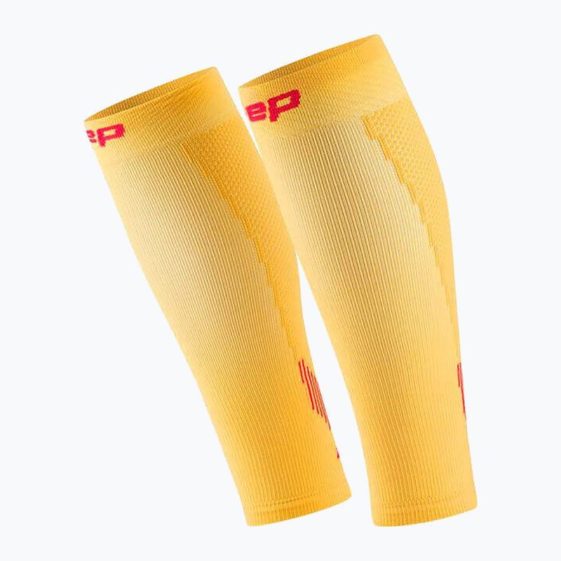 CEP Calf 5.0 férfi kompressziós szalagok marigold/burgundia