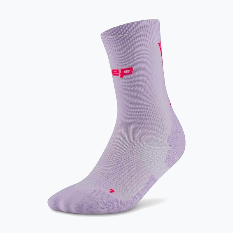 Női zokni CEP Ultralight Mid Cut 4.0 lilac/pink 2