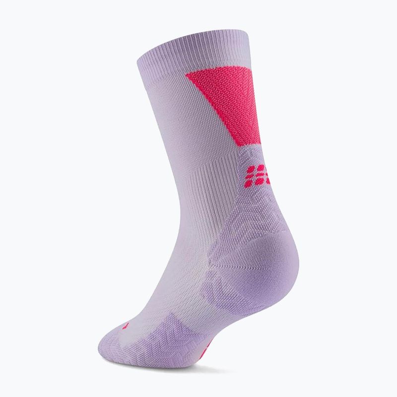 Női zokni CEP Ultralight Mid Cut 4.0 lilac/pink 3