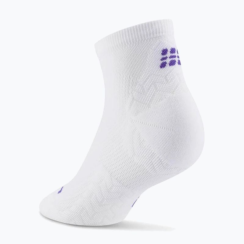 Férfi kompressziós zokni CEP Ultralight Low Cut 4.0 white 3