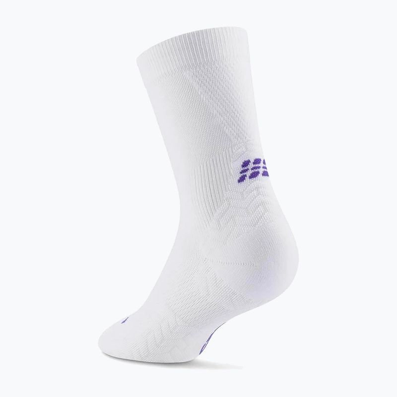 Férfi kompressziós zokni CEP Ultralight Mid Cut 4.0 white 3