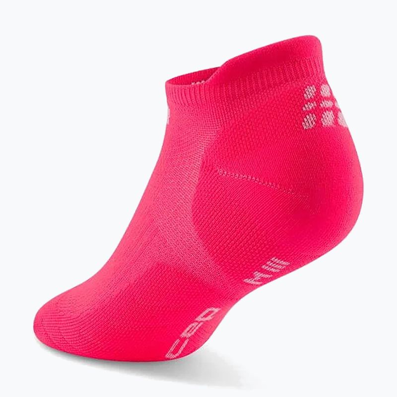 Férfi kompressziós zokni Cep Run No Show 5.0  pink 3