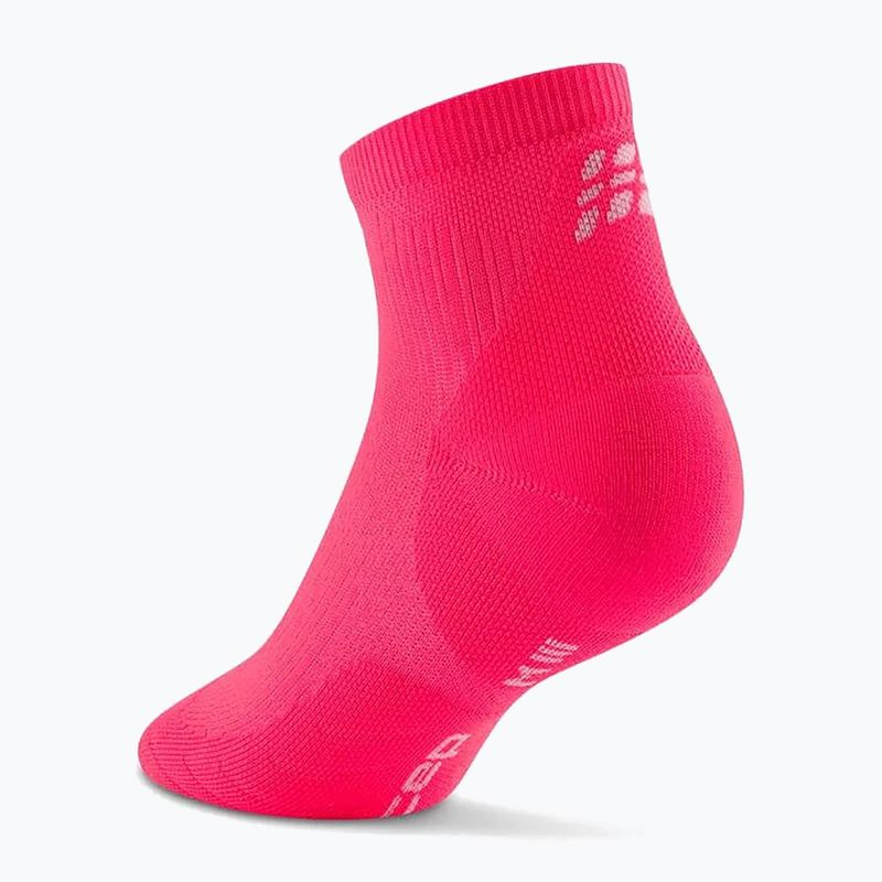 Férfi kompressziós zokni CEP Run Low Cut 5.0 pink 3