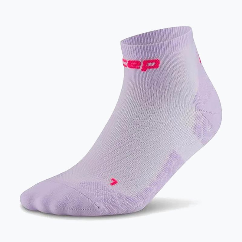 Férfi kompressziós zokni CEP Ultralight Low Cut 4.0 lilac 2