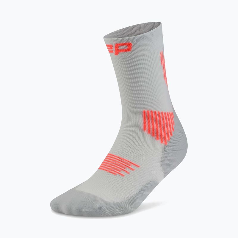 Férfi kompressziós zokni CEP Run Mid Cut 5.0 grey 2