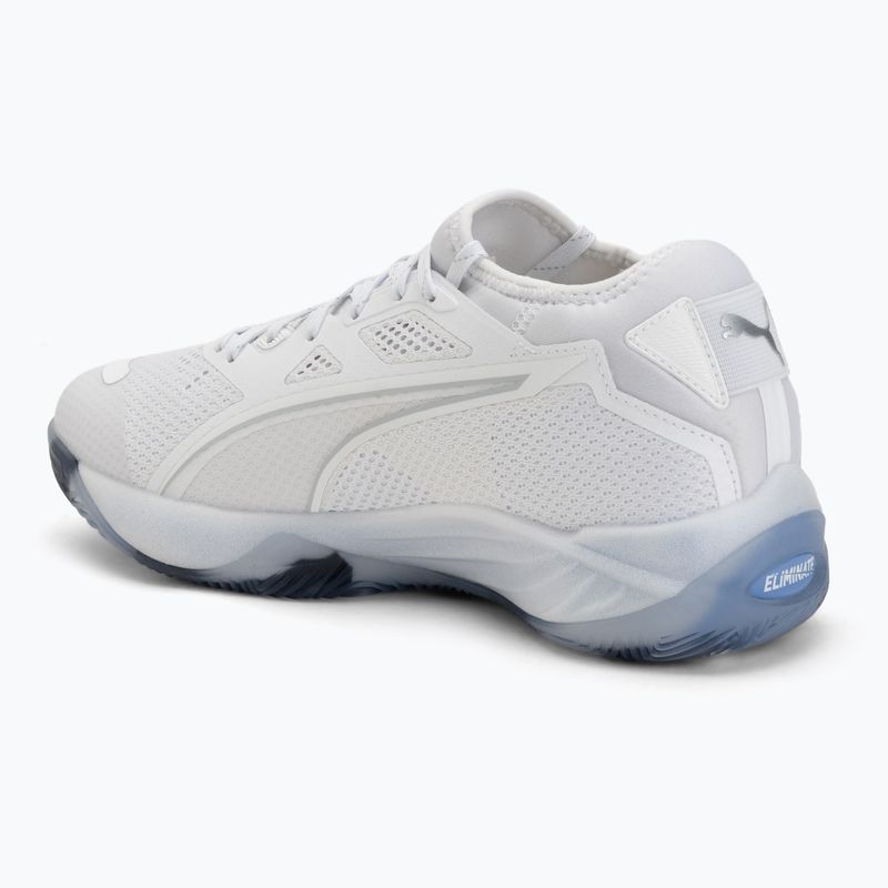 Kézilabda cipő PUMA Eliminate NITRO SQD 4 puma white/baltic sea blue/fresh water 3