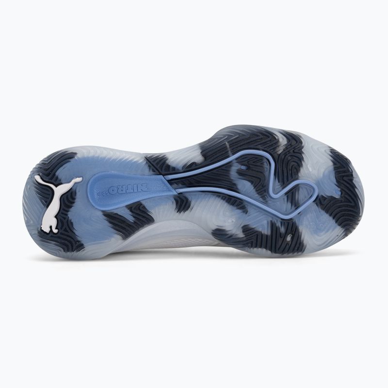 Kézilabda cipő PUMA Eliminate NITRO SQD 4 puma white/baltic sea blue/fresh water 4