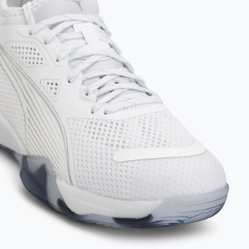 Kézilabda cipő PUMA Eliminate NITRO SQD 4 puma white/baltic sea blue/fresh water 7