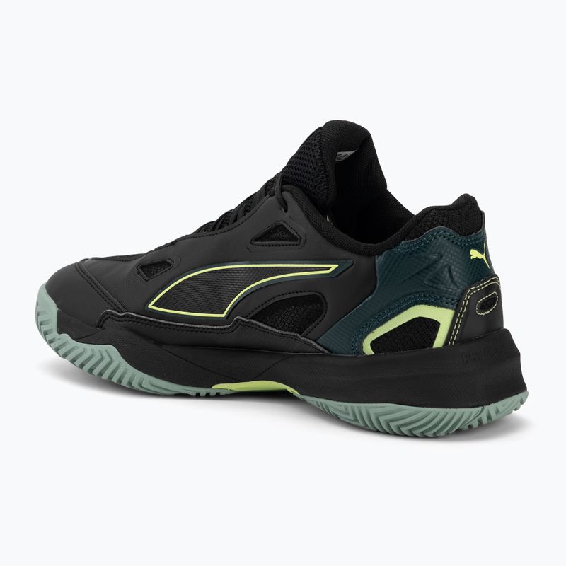 Férfi kézilabdacipő PUMA Solarstrike 4 puma black/green terrain/fizzy light 3