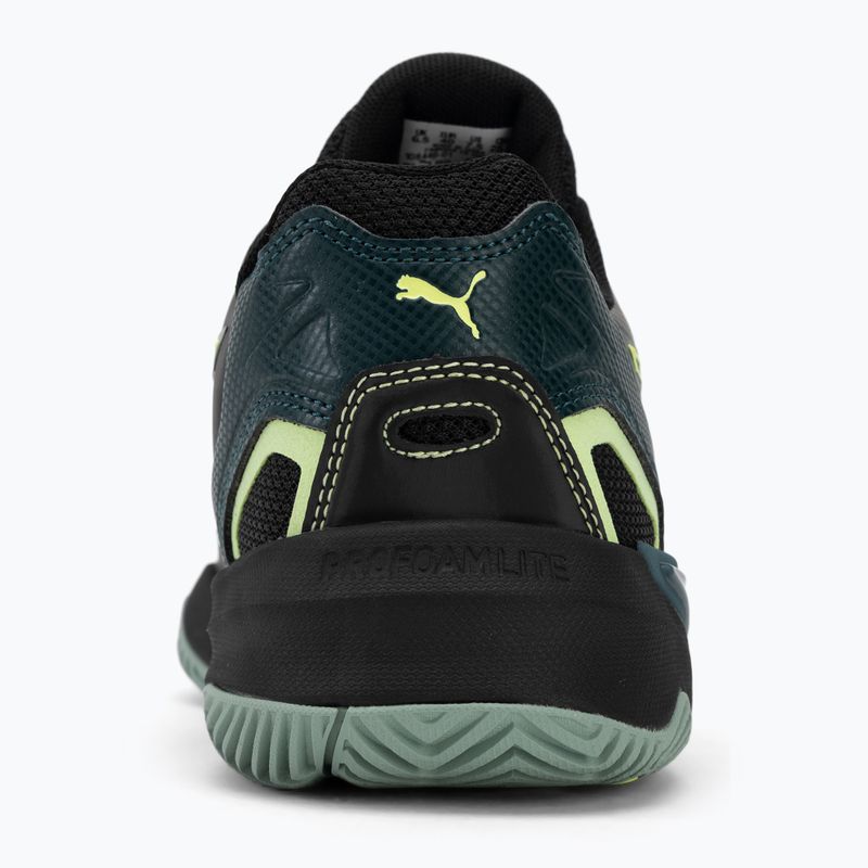 Férfi kézilabdacipő PUMA Solarstrike 4 puma black/green terrain/fizzy light 6