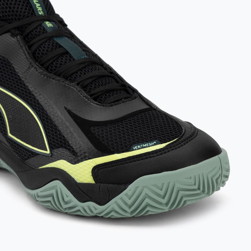 Férfi kézilabdacipő PUMA Solarstrike 4 puma black/green terrain/fizzy light 7