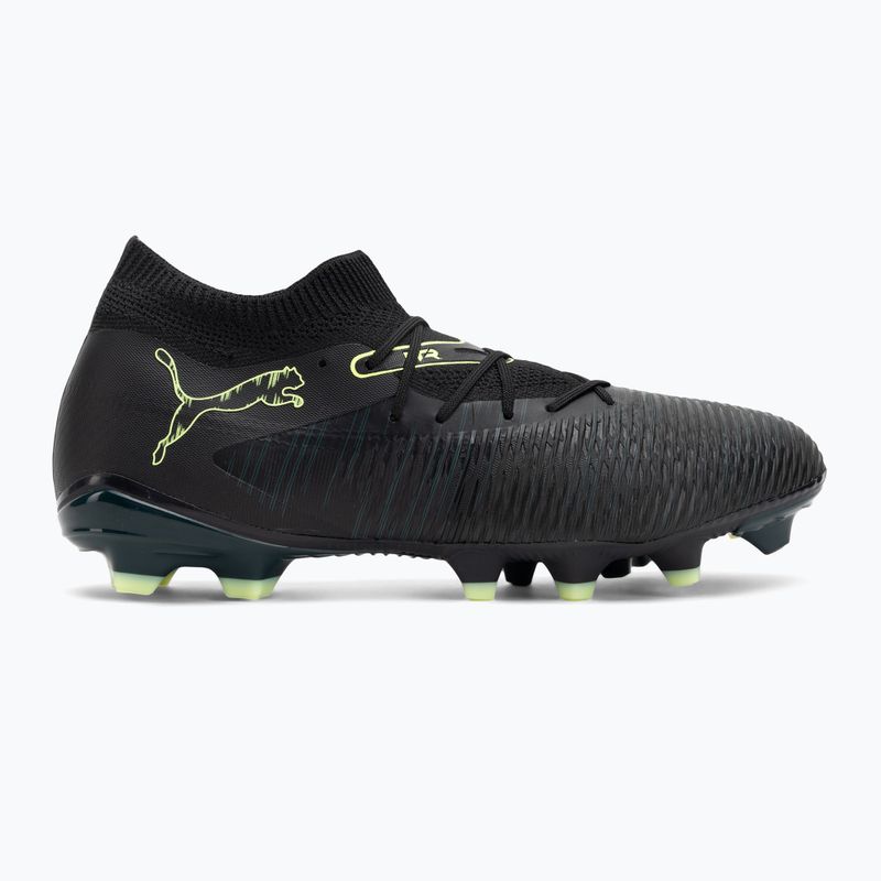 PUMA Future 8 Match FG/AG férfi futballcipő puma fekete/fizzy light/green terrain 2