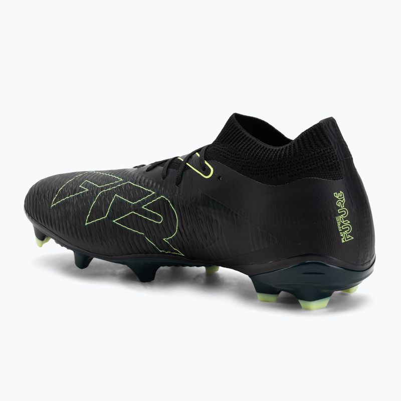 PUMA Future 8 Match FG/AG férfi futballcipő puma fekete/fizzy light/green terrain 3