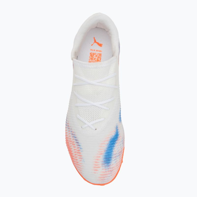 Női futballcipő PUMA Future 8 Match Low TT puma fehér/puma fekete/izzó piros 5