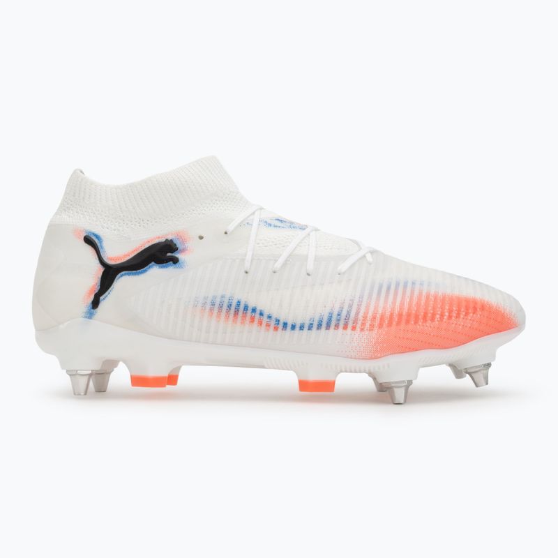PUMA Future 8 Pro MxSG férfi futballcipő puma fehér/puma fekete/izzó vörös 2