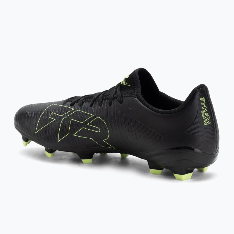 Férfi futballcipő PUMA Future 8 Play FG/AG puma fekete/fizzy light/zöld terepjáró 3