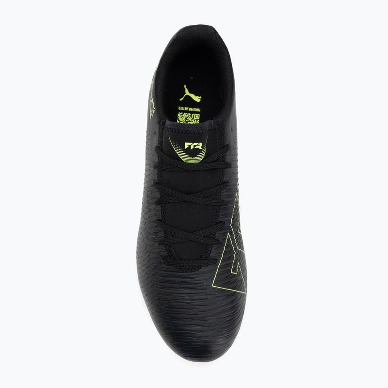 Férfi futballcipő PUMA Future 8 Play FG/AG puma fekete/fizzy light/zöld terepjáró 5