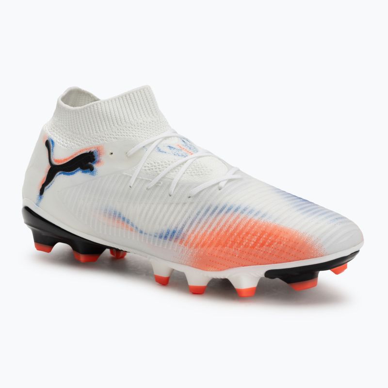 Férfi futballcipő PUMA Future 8 Pro FG/AG puma fehér/puma fekete/izzó vörös