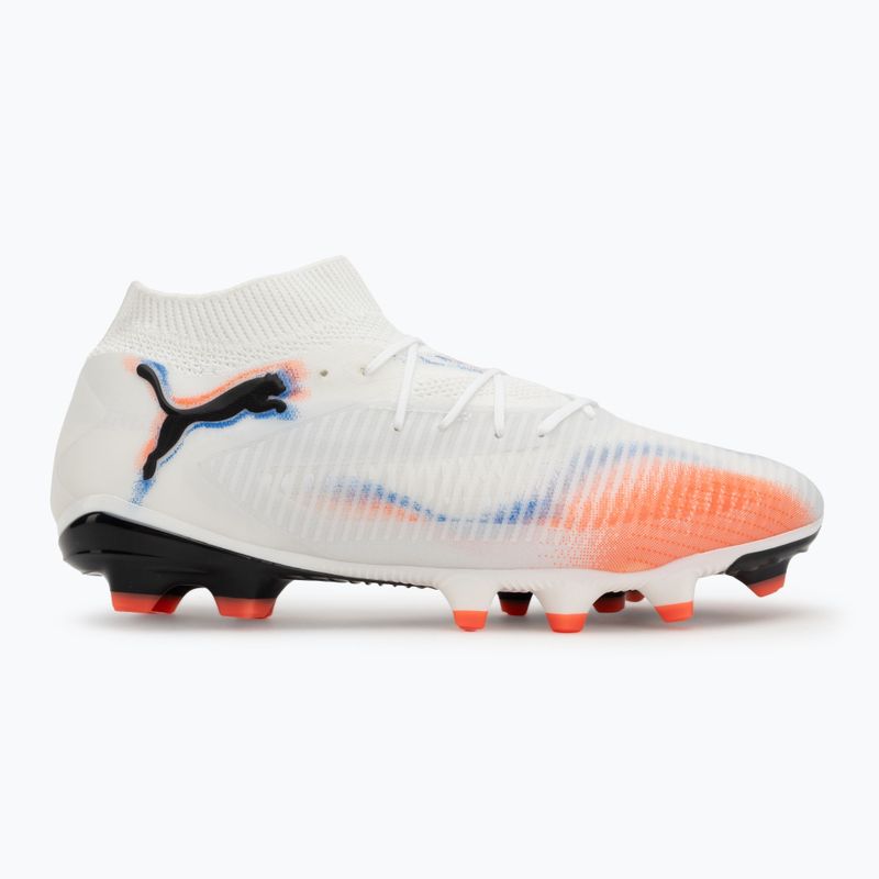 Férfi futballcipő PUMA Future 8 Pro FG/AG puma fehér/puma fekete/izzó vörös 2