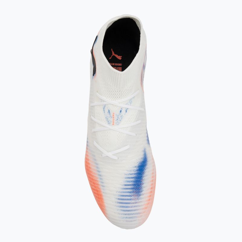 Férfi futballcipő PUMA Future 8 Pro FG/AG puma fehér/puma fekete/izzó vörös 5
