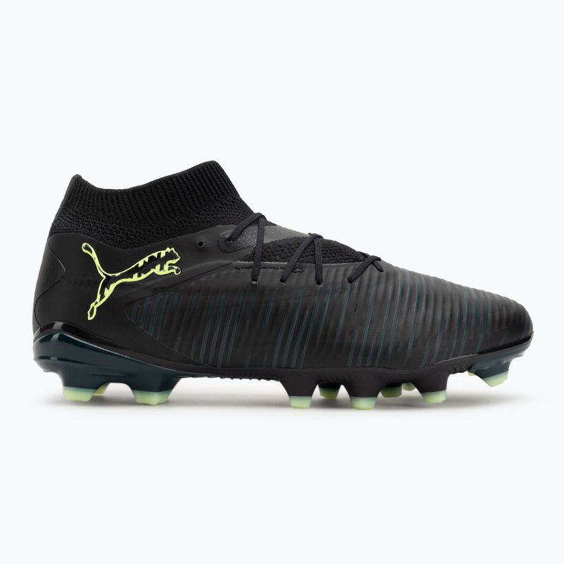 Férfi futballcipő PUMA Future 8 Pro FG/AG puma fekete/fizzy light/zöld terepjáró 2