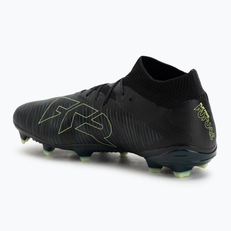 Férfi futballcipő PUMA Future 8 Pro FG/AG puma fekete/fizzy light/zöld terepjáró 3