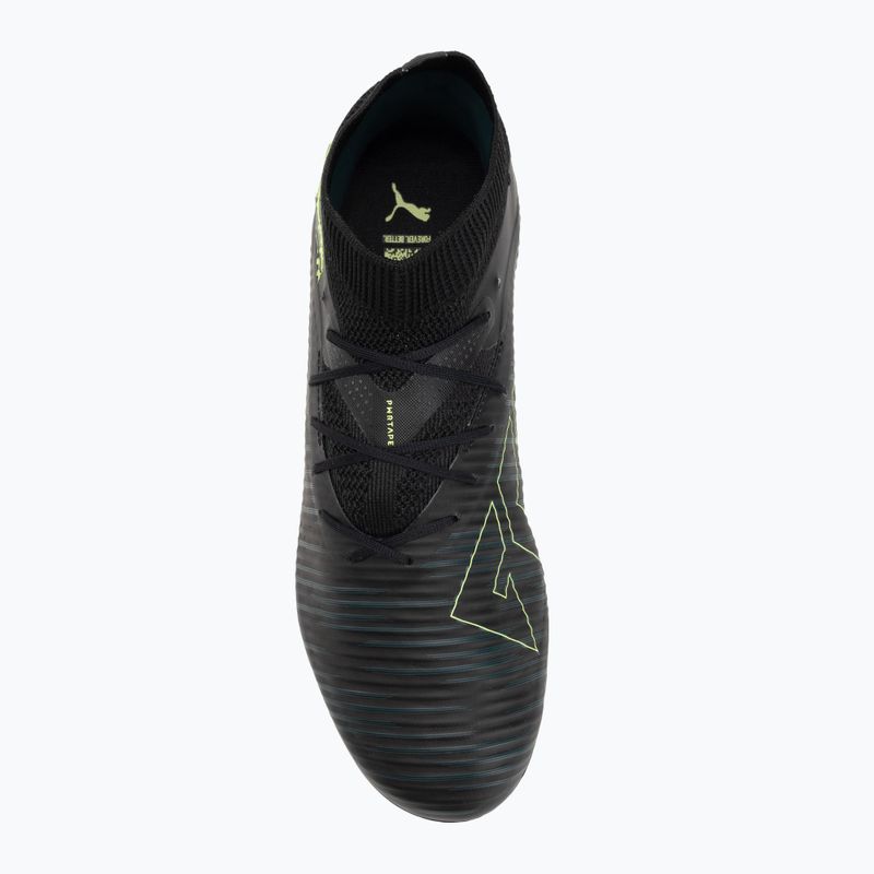 Férfi futballcipő PUMA Future 8 Pro FG/AG puma fekete/fizzy light/zöld terepjáró 5