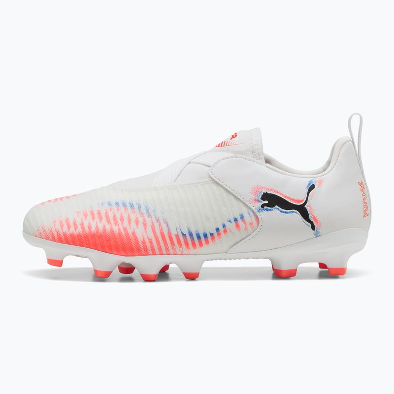 PUMA Future 8 Match LL FG/AG Jr gyermek futballcipő puma fehér/puma fekete/izzó piros 8