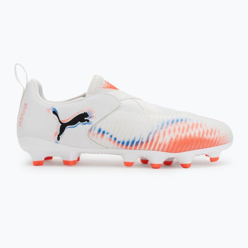 PUMA Future 8 Match LL FG/AG Jr gyermek futballcipő puma fehér/puma fekete/izzó piros 2