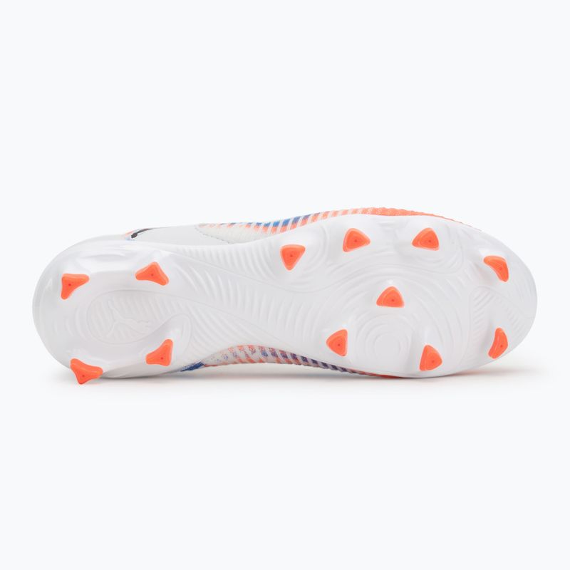 PUMA Future 8 Match LL FG/AG Jr gyermek futballcipő puma fehér/puma fekete/izzó piros 4