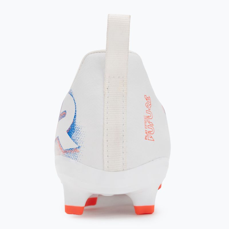 PUMA Future 8 Match LL FG/AG Jr gyermek futballcipő puma fehér/puma fekete/izzó piros 6