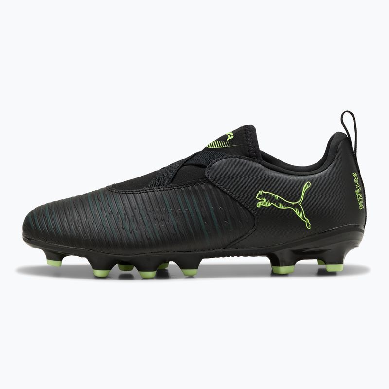 PUMA Future 8 Match LL FG/AG Jr gyermek futballcipő puma fekete/fizzy light/zöld terep 9