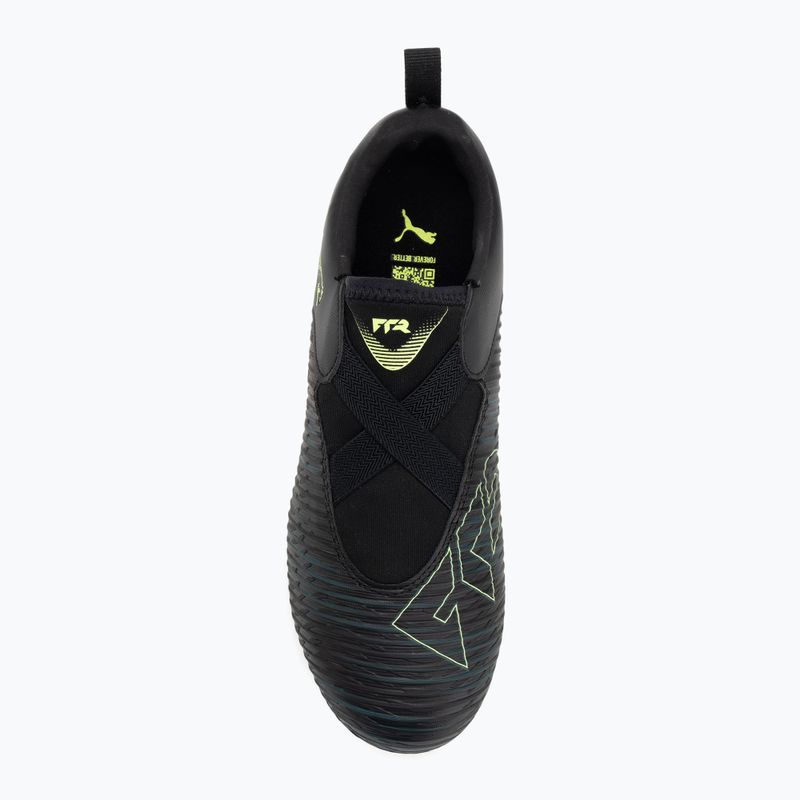 PUMA Future 8 Match LL FG/AG Jr gyermek futballcipő puma fekete/fizzy light/zöld terep 5